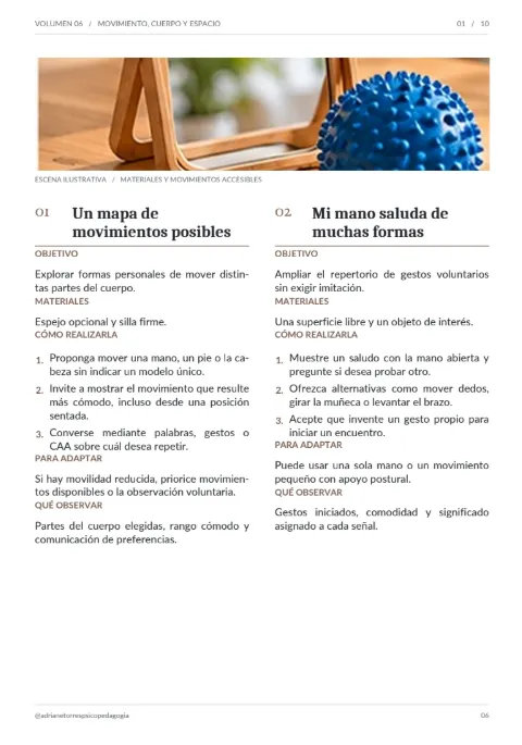 VOLUMEN 06 — MOVIMIENTO, CUERPO Y ESPACIO