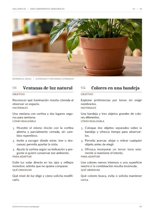 VOLUMEN 04 — DESCUBRIMIENTOS SENSORIALES